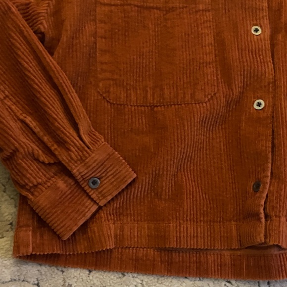 Vans Burnt Orange Corduroy Shirt - Picture 4 of 6